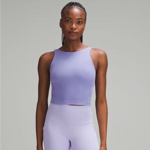 Lululemon align high neck tank dark lavender size 6